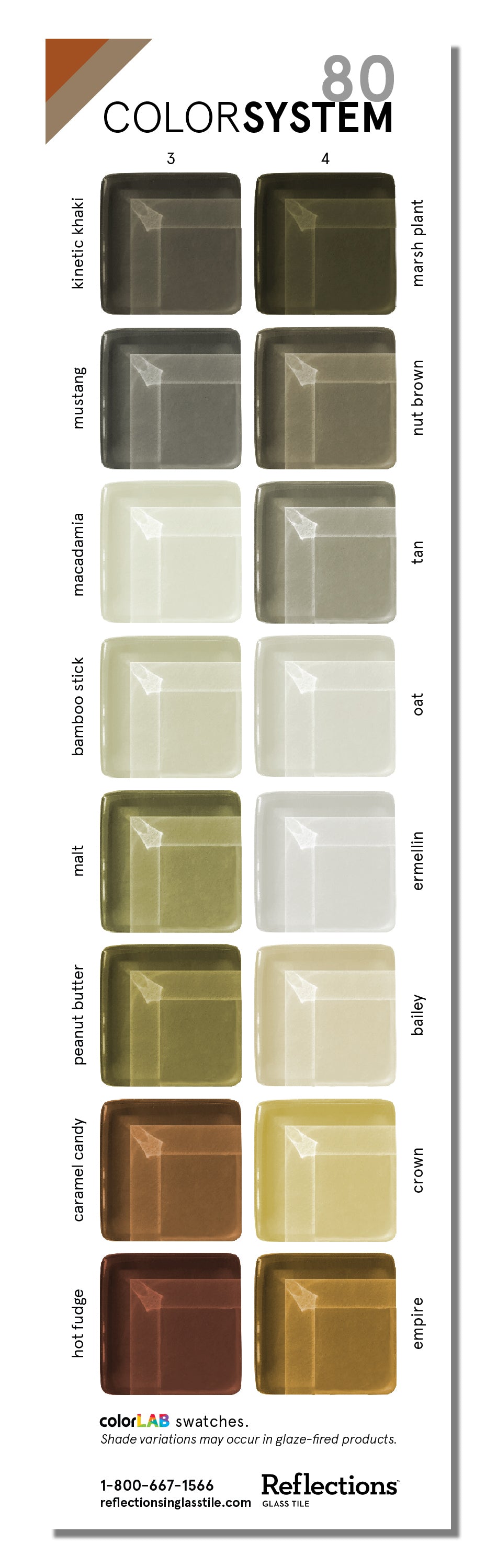 Glass Sample | Color Card 3-4