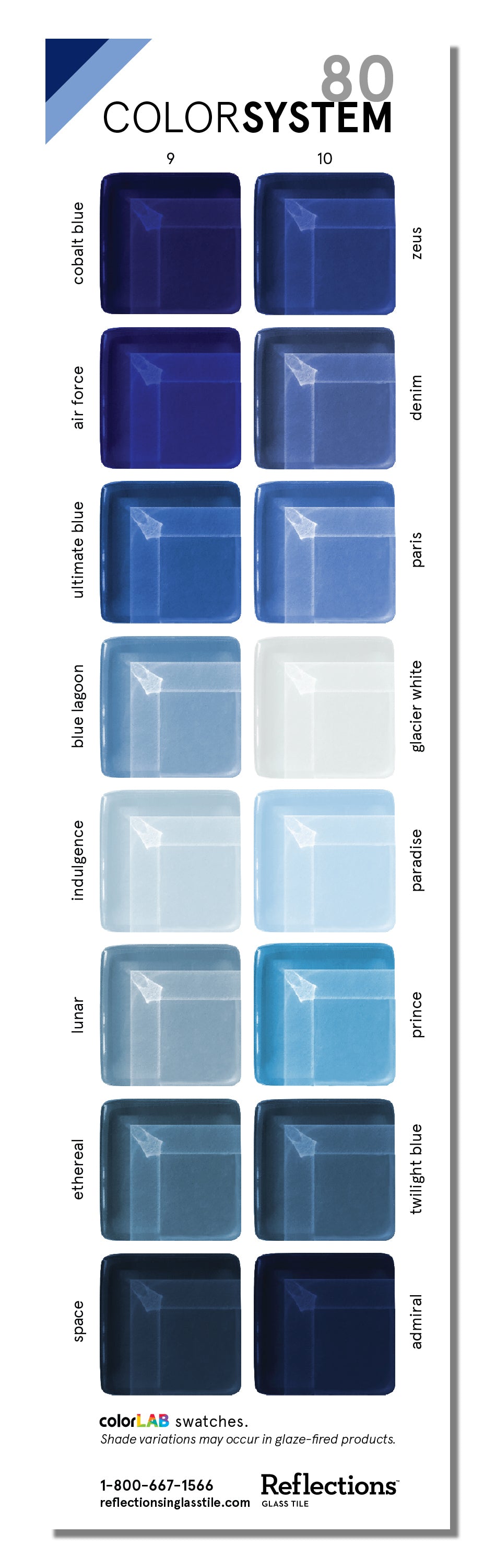 Glass Sample | Color Card 9-10