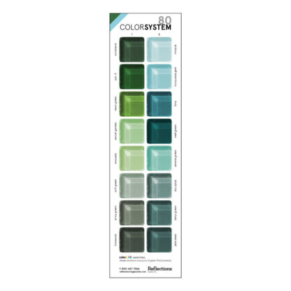 Reflections Card Set 7-8 aquas, greens, greys