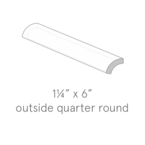 outside quarter round